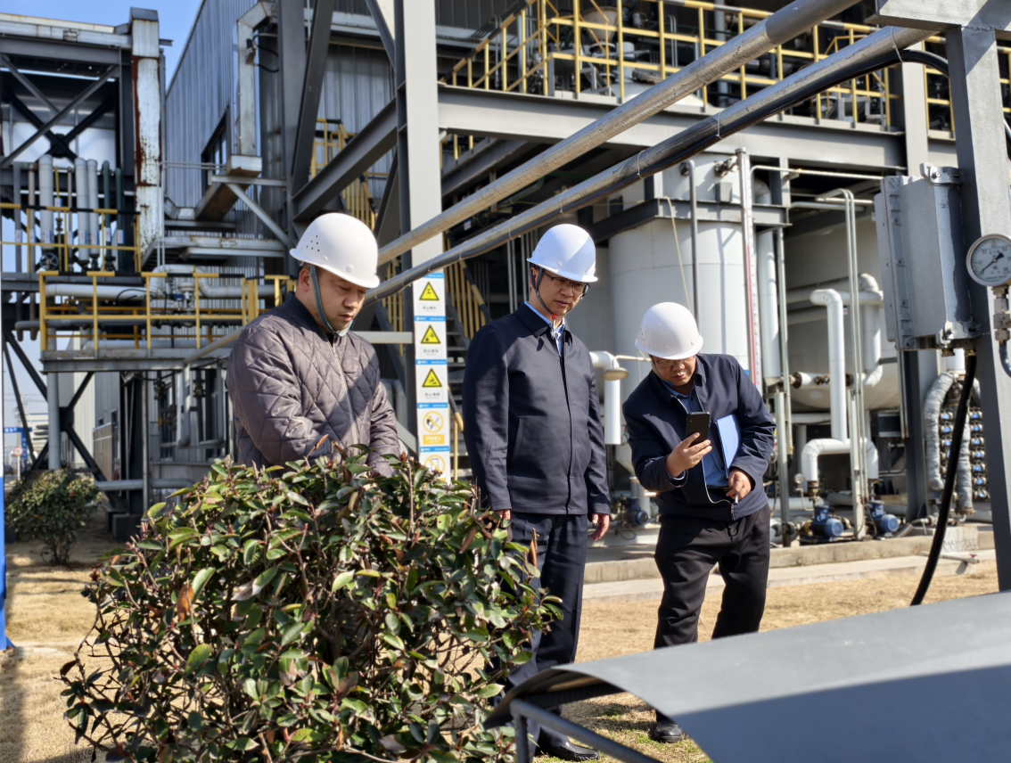 市经信局督导企业春节期间安全生产工作